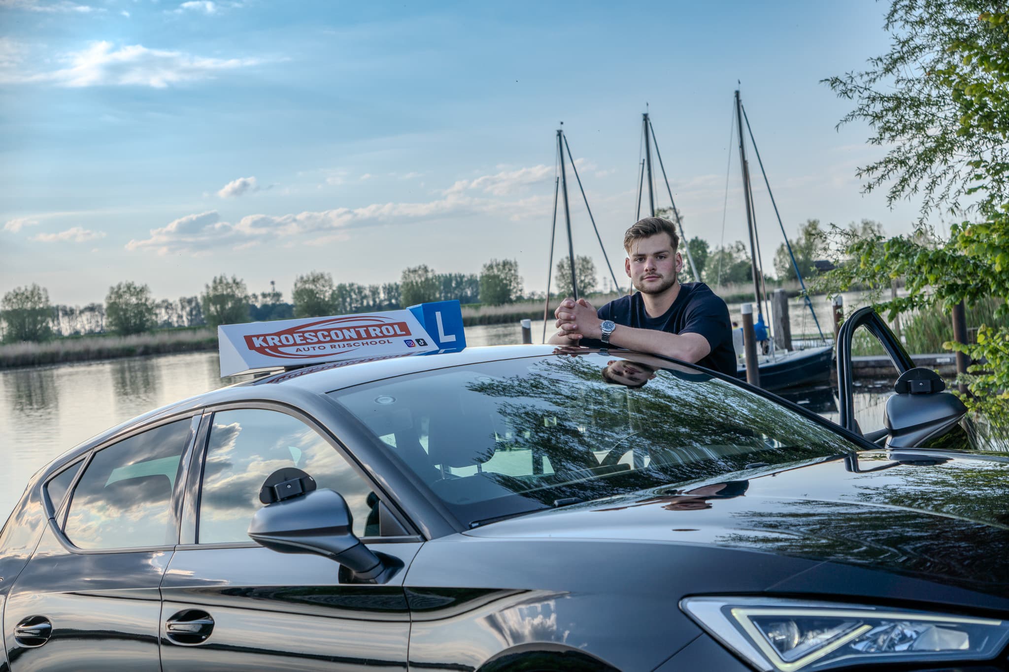 Jason Kroes, rijinstructeur bij Kroescontrol